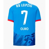 RB Leipzig Dani Olmo #7 Tretí futbalový dres 2023-24 Krátky Rukáv